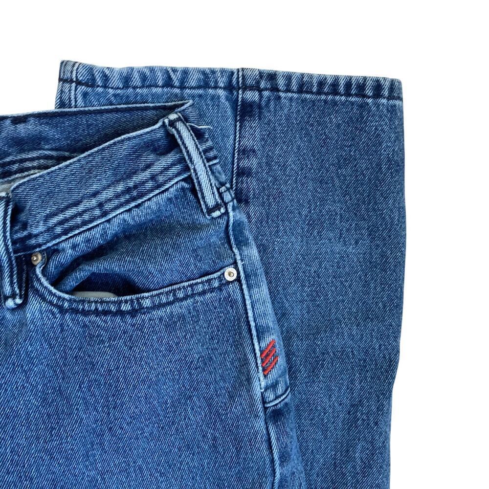 BDG Urban Outfitters Sz 33/32 Skate Fit Jeans Patchwork Baggy Jeans Mid Wash - Picture 7 of 16
